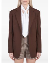 FEDERICA TOSI - Single-Breasted Loose-Fit Blazer - Lyst