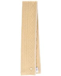 Miu Miu - Sciarpa Con Ricamo - Lyst