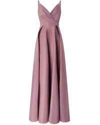 Pinko - Cherokee Taffeta Dress With Slit - Lyst