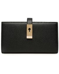 Bally - Lock Me Long Leather Wallet - Lyst