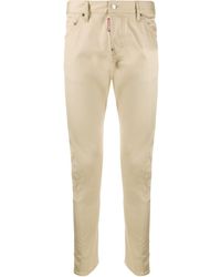 DSquared² Slim-fit Chino Trousers - Natural