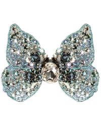 Jennifer Behr - Abbie Crystal Butterfly Hair Clip - Lyst