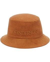 JW Anderson - Logo-Embossed Cotton Bucket Hat - Lyst