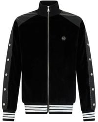 Philipp Plein - Veste Chenille À Effet Peau De Crocodile - Lyst