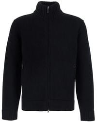 Kangra - Zip-Up Merino-Wool Cardigan - Lyst