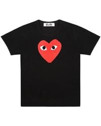 COMME DES GARÇONS PLAY - Play Heart-Print T-Shirt - Lyst