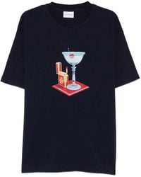 Drole de Monsieur - Cocktail Graphic-Print T-Shirt - Lyst