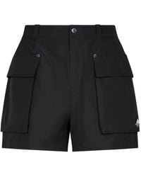 Moose Knuckles - Logo-Plaque Cargo Shorts - Lyst