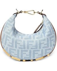 Fendi - Graphy Logo-Lettering Mini Bag - Lyst