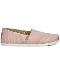 TOMS - Alpargata Polka-Dot Slip-On Loafers - Lyst