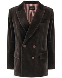 VI TO VI - Double-Breasted Blazer - Lyst