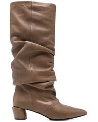 Liska - Slouchy Pointed-Toe Boots - Lyst