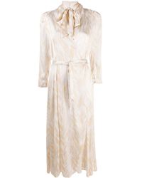 Forte Forte All-over Pattern Dress - Naturel