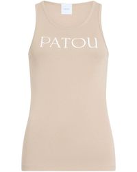 Patou - Logo-Detail Tank Top - Lyst
