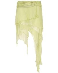 Stolen Stores - Fairy Ruffled Asymmetric Mini Skirt - Lyst