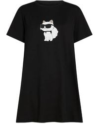 KARL LAGERFELD - Ikon Pajama Dress - Lyst