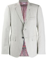Thom Browne - Striped Single-Breasted Blazer - Lyst