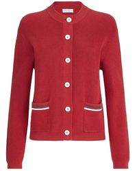 Brunello Cucinelli - Ribbed Pocket Cardigan - Lyst