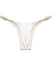 Isa Boulder - Braided-straps Reversible Bikini Bottoms - Lyst