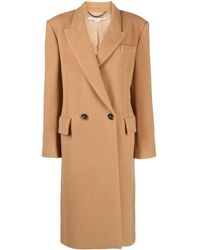 Stella McCartney - Double-Breasted Wool Coat - Lyst