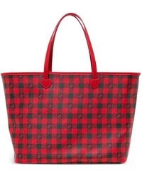 AAPE BY A BATHING AP - Check-Pattern Heart-Patch Tote Bag - Lyst