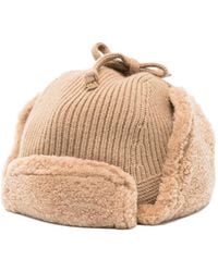 Miu Miu - Knitted Trapper Hat - Lyst