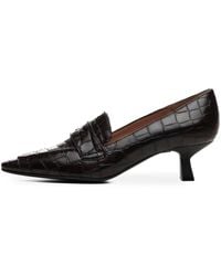 Poche Paris - Croc-embossed pumps - Lyst