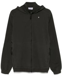 Stone Island - Zip-up Hoodie - Lyst