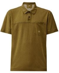 C.P. Company - 20/1 Jersey Plated Polo - Lyst