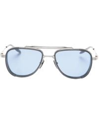 Akoni - Lunettes De Soleil À Monture Pilote - Lyst