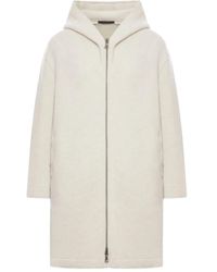 Transit - Hooded Coat - Lyst