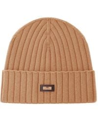 Herno - Ribbed-Knit Cashmere Beanie Hat - Lyst