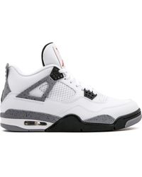 Nike - Air 4 Retro "white Cement" Sneakers - Lyst