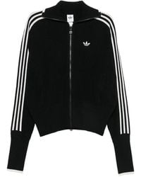 adidas - Firebirdside-Stripe Trefoil-Logo Cardigan - Lyst