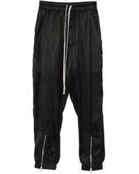 Rick Owens - Drawstring Zip-Cuff Trousers - Lyst