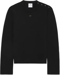 Courreges - Shoulder Snaps Sweater - Lyst