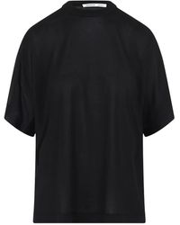 Carven - Silk T-Shirt - Lyst