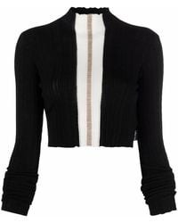 Palm Angels - Pull Crop À Col Montant - Lyst