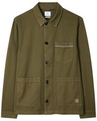 Paul Smith - Stitch-Stripe Shirt Jacket - Lyst