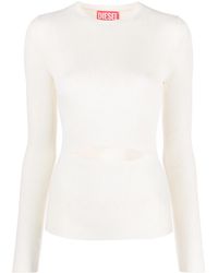 DIESEL - 'M-Peris' Ribbed Top - Lyst
