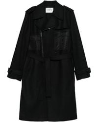 Iceberg - Zip Belted Coat - Lyst