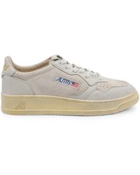 Autry - Medalist Super Suede-Trim Sneakers - Lyst