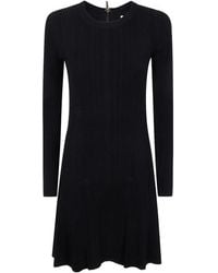 MICHAEL Michael Kors - Vestido corto de canalé fino - Lyst