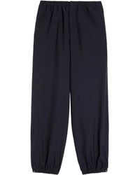 Jil Sander - Wollen Popeline Broek - Lyst