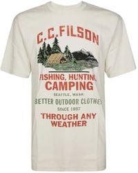 Filson - Frontier T-Shirt Met Grafische Print - Lyst