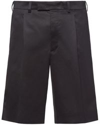 Prada - Chino-Shorts mit Bundfalten - Lyst