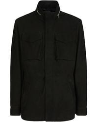 Giuseppe Zanotti - Sylhas Suede Hooded Jacket - Lyst