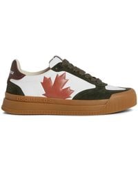 DSquared² - Logo-Print Low-Top Sneakers - Lyst