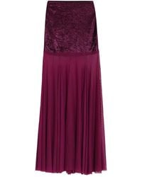 Amir Slama - X Astrid Panelled Maxi Skirt - Lyst