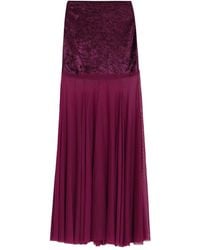 Amir Slama - X Astrid panelled maxi skirt - Lyst